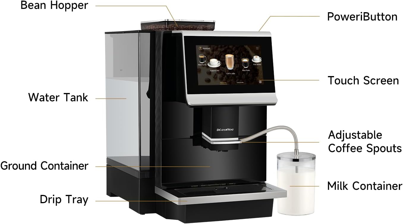 Dr. Coffee C12 Fully Automatic Office Coffee Machine
