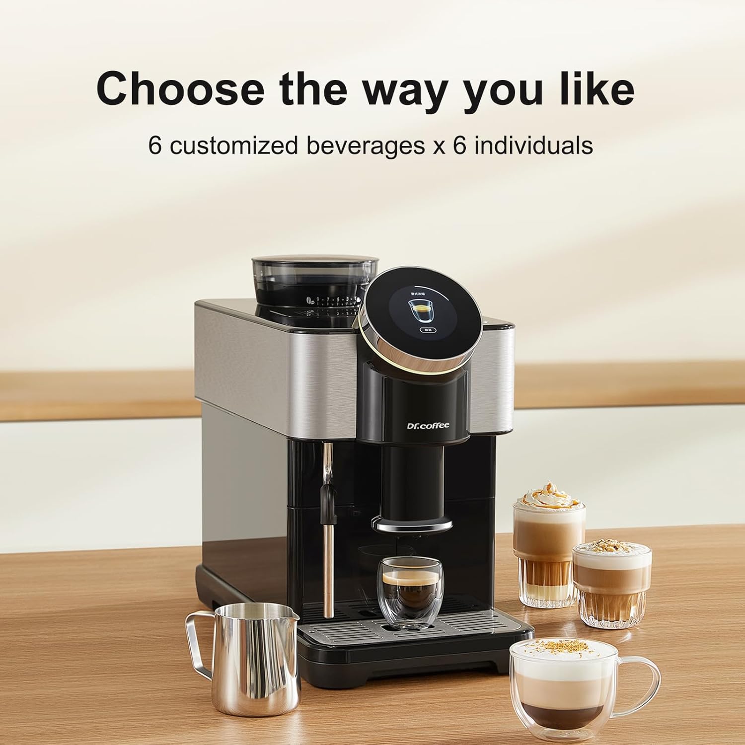 Dr. Coffee H1 Home Semi-Automatic Coffee Machine