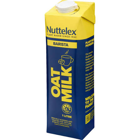 Nuttelex Barista Oat Milk 1L - 8 Pack
